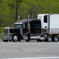 Cannan Toll Booth New York Weigh Station Truck Scale Picture  Truck Inspection at the Canaan Toll Booth