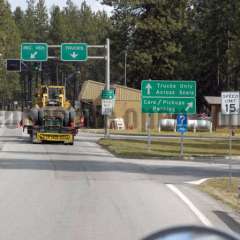 Huetier Port of Entry Idaho Weigh Station Truck Scale Picture  