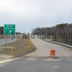 Barnstable Massachusetts Weigh Station Truck Scale Picture  